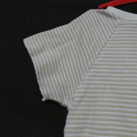 GAGOU TAGOU | 6/9 months | Striped Full Snap Button Closure Body Suit / Onesie - Picture 9 of 14